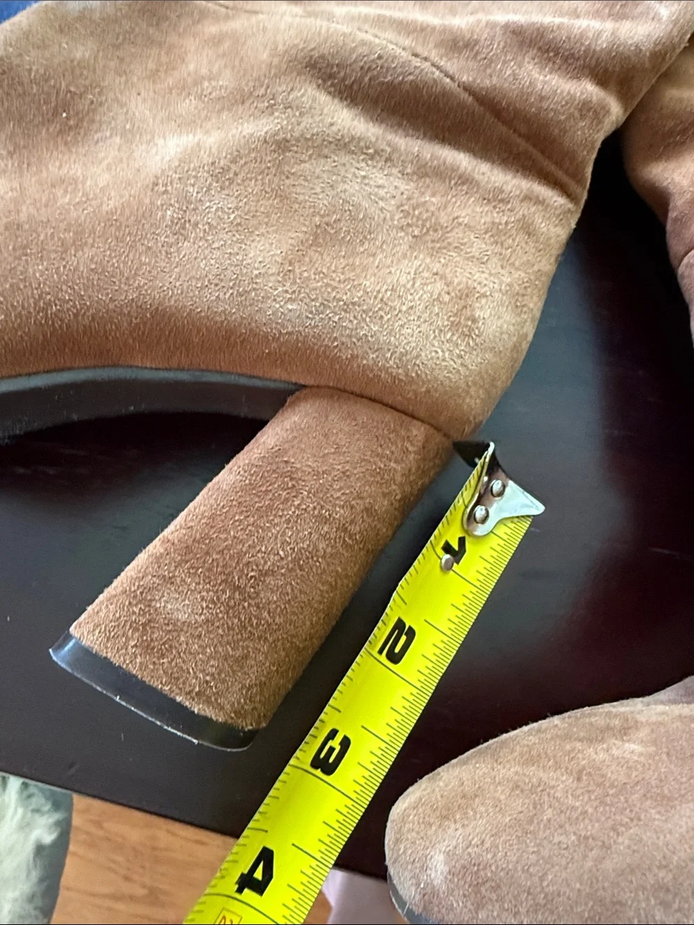 Alice + Olivia Chestnut Suede Over-the-Knee Block Heel Boots